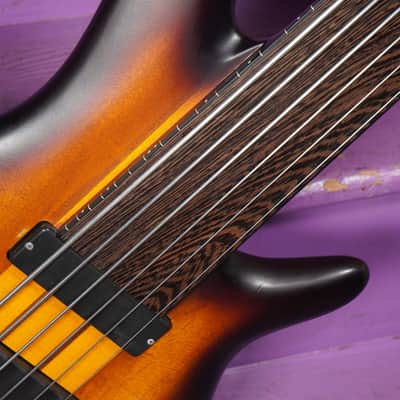 2019 Ibanez Soundgear SRF706 6-String Fretless Active Electric Bass Guitar (VIDEO! Fresh Setup) image 5
