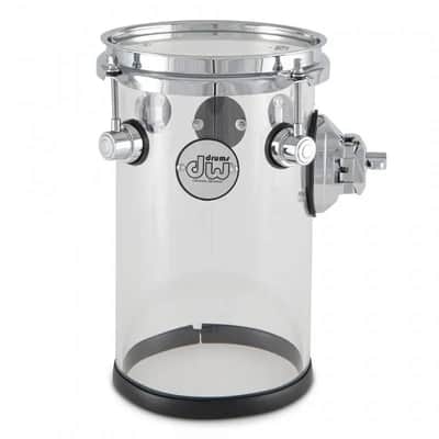 DW Design Rata Tom 6x10 Clear Acrylic image 1