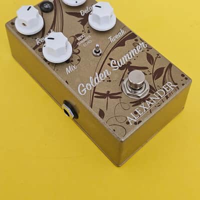 Alexander Pedals Golden Summer Reverb/Delay 2010s - Gold image 2