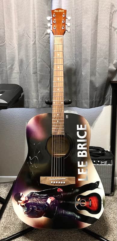 MINT LEE BRICE Main Street Acoustic Guitar MA-241N and Hard Case image 1