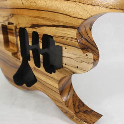Finished Zebrawood RG Guitar body fits Ibanez(tm) 6 string AANJ RG and Jem Necks J1398 image 6