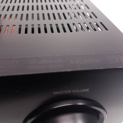 Denon avr-1312 black with remote + manual + subwoofer image 3