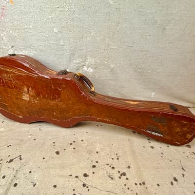 Vintage Gibson (Lifton) Les Paul 5 Latch Case Brown with Pink Interior 1950's image 2