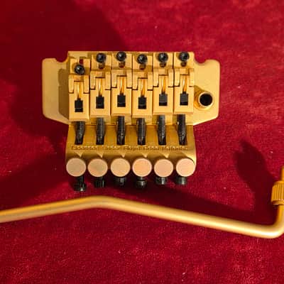 Licensed by Floyd Rose Tremolo Bridge Brushed Gold image 1