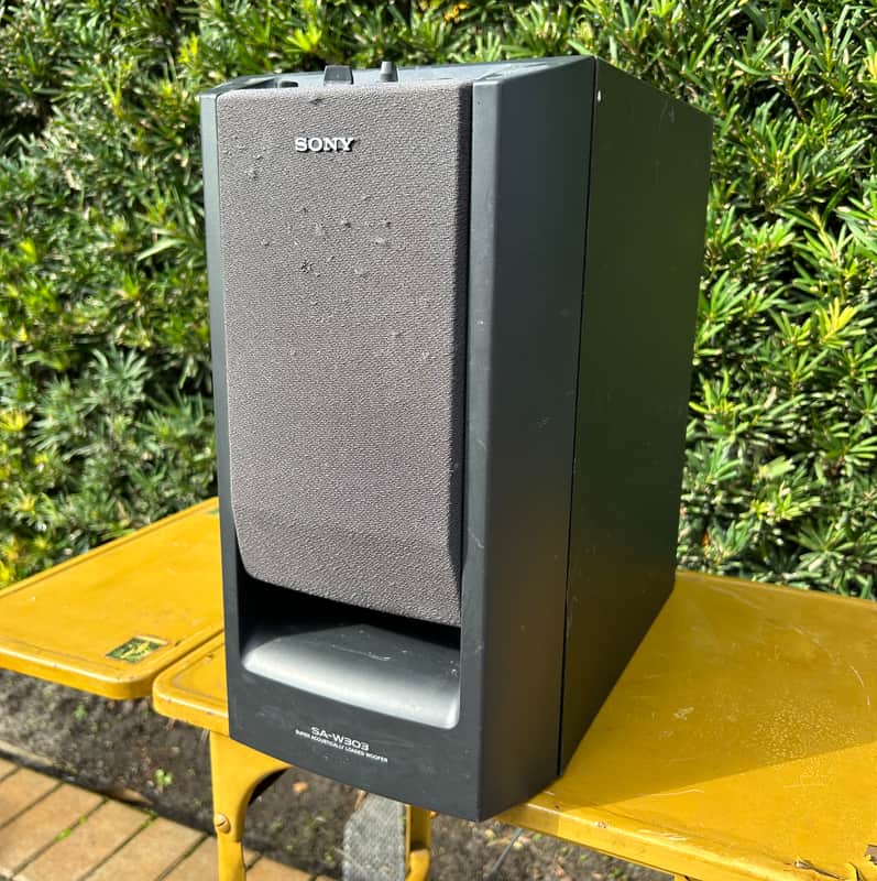 Sony SA-W303 Subwoofer Vintage - Black image 1