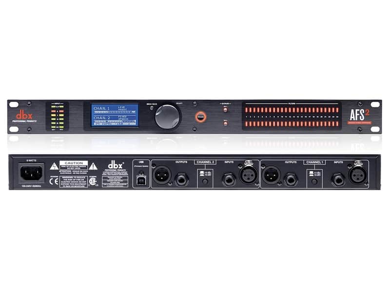 dbx ASF2 Advanced Feedback Suppression Processor w/ Full LCD Display image 1