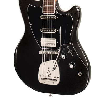 Guild Surfliner Deluxe Black Metallic - Solid Body Electric Guitar image 3