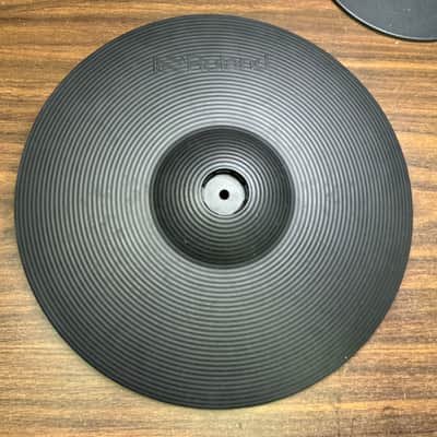 Roland V-Drums CY-14R-T Thin 3 Zone Ride V-Cymbal Trigger Pad W/Mount - I9S3240 image 4