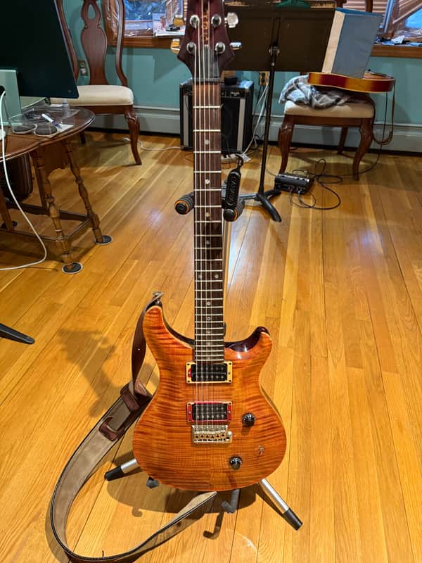 PRS Custom 24 1989 - dragon pickups vintage yellow image 1