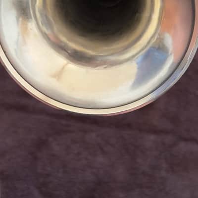 H.N. White King Silvertone Liberty #2 Trumpet 1936 - Sterling Silver and brass image 7