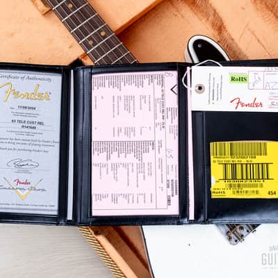 Fender Custom Shop 1963 Telecaster Custom Relic Olympic White w/ Twisted Tele, Seymour Duncan Little '59 image 16