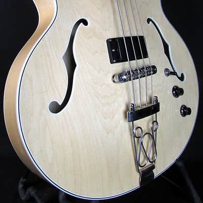 2005 Dean Stylist Hollow Body Bass w/Original Hardcase! image 2