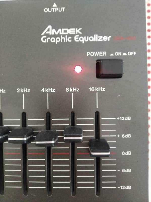 ギター AMDEK/Graphic Equalizer GEK-100 Amdek GEK-100 Roland ge 10 graphic equalizer pedal | Reverb