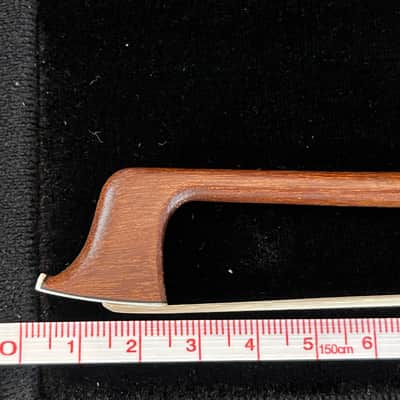 Antique vintage Conrad Gotz*** 3 star bow Violin Bow - grafted, repaired, and just a bit longer image 2