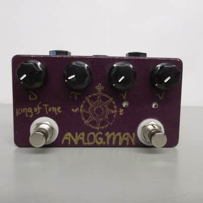 Analogman King of Tone V4 with Four Jack and Toggle Options | Reverb
