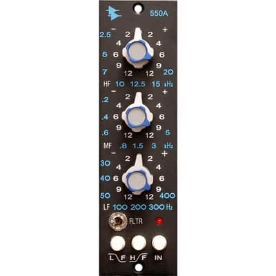 API 550A 500 Series 3-Band Equalizer Module