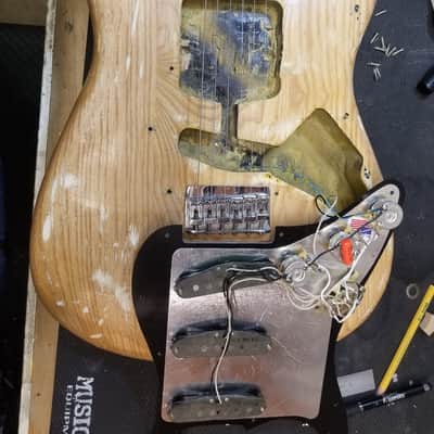 Rock Island Sound Stratocaster Partscaster Custom Natural Electric Parts Guitar image 7