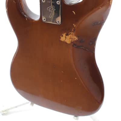 1974 Fender Precision Bass, mocha brown ultra lightweight image 8