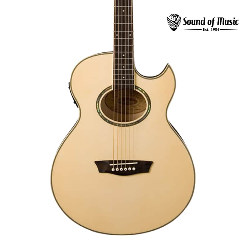 Washburn Festival EA20 Mini Jumbo Acoustic-Electric Guitar - Natural image 1