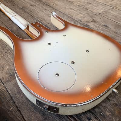 1959 Danelectro Longhorn Bass in Copperburst image 6