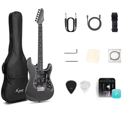 Enya 39" Smart Electric Guitar with Built-in DSP Effects, 4 Presets - Xmari image 1