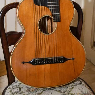 Antique Schonbach Schrammel (Contra) Guitar, 1930s – Refurbished, great condition image 3
