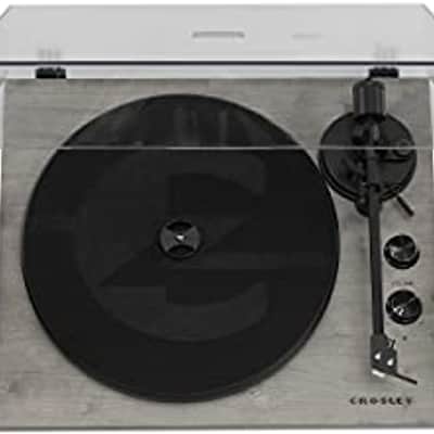 Crosley #C62B-GY - C62B Turntable System with 80 Watt Stereo Speakers- Gray image 2