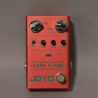 JOYO Dark Flame Distortion Effects Pedal Red image 1