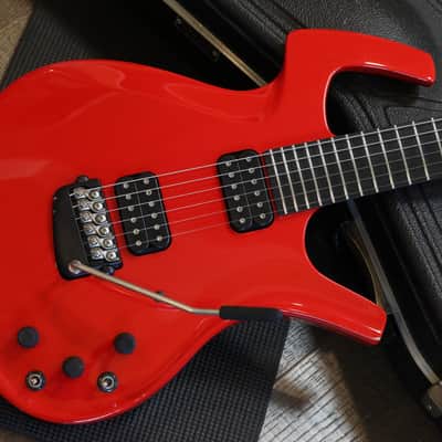 1999 Parker Guitars Fly Deluxe Vibrato Electric Guitar Euro Red + OHSC image 3