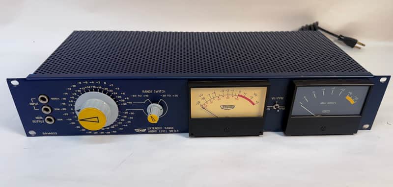 McCurdy SA14023 Analog Audio Level Meter • 1972 • Neve Blue • Excellent image 1
