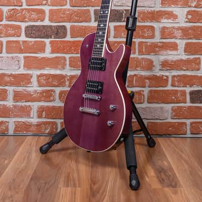 B.C. Rich USA Custom Shop Singlecut Transparent Purple 1991 w/Hard Shell Case (Refin) image 5