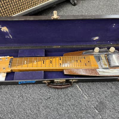 Teisco Lap Steel 50s-60s With Case Natural image 2