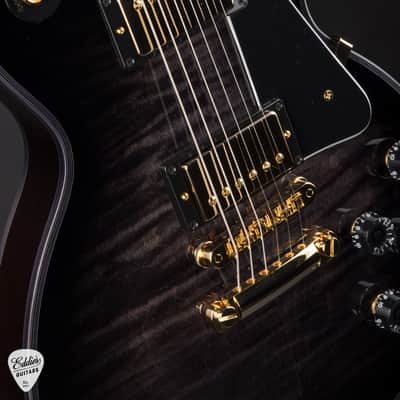 Gibson Custom Shop Made 2 Measure Les Paul Custom Figured Charcoal Widow 9.14 #CS600481 image 12