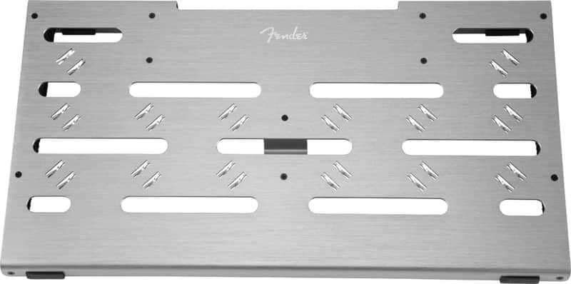 Fender Professional Medium Pedalboard, 24" x 12.8" w/ Softcase, Anodized Aluminum image 1