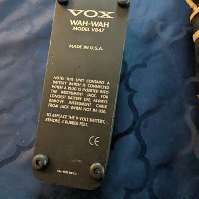 Vox Wah-Wah Accept no substitutes mid-90's - black image 3