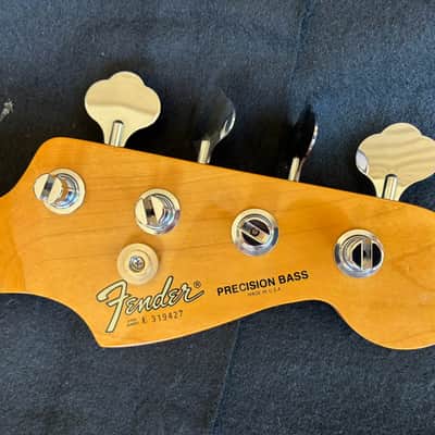 Factory-original 1983 Fender Precision Bass rosewood fretless neck in excellent condition. Free shipping! image 1