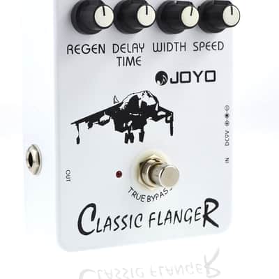 Joyo JF-07 Classic Flanger Pedal US Dealer w/ 2 Patch Cables image 5