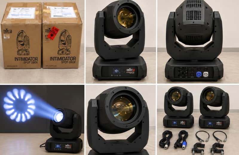 Chauvet DJ Intimidator Spot 260X Pair 2025 - New in Box Black image 1