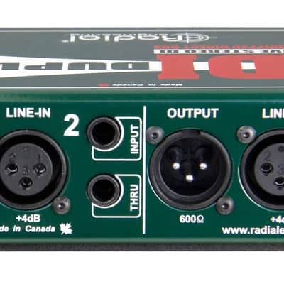 Radial Engineering JDI-DUPLEX Passive Premium Stereo Direct Box image 5