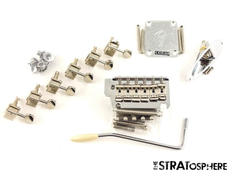 Fender Player II Strat Series, HARDWARE SET TREMOLO TUNERS JACK PLATE. image 1