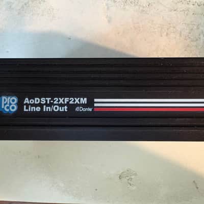 Pro Co AODST-2XF2XM 2-Channel Dante Drop Box – 2x2 Line Level – Basically New image 3