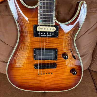 ESP LTD H-1000 2002 - 2006 Amber Cherry Sunburst image 2