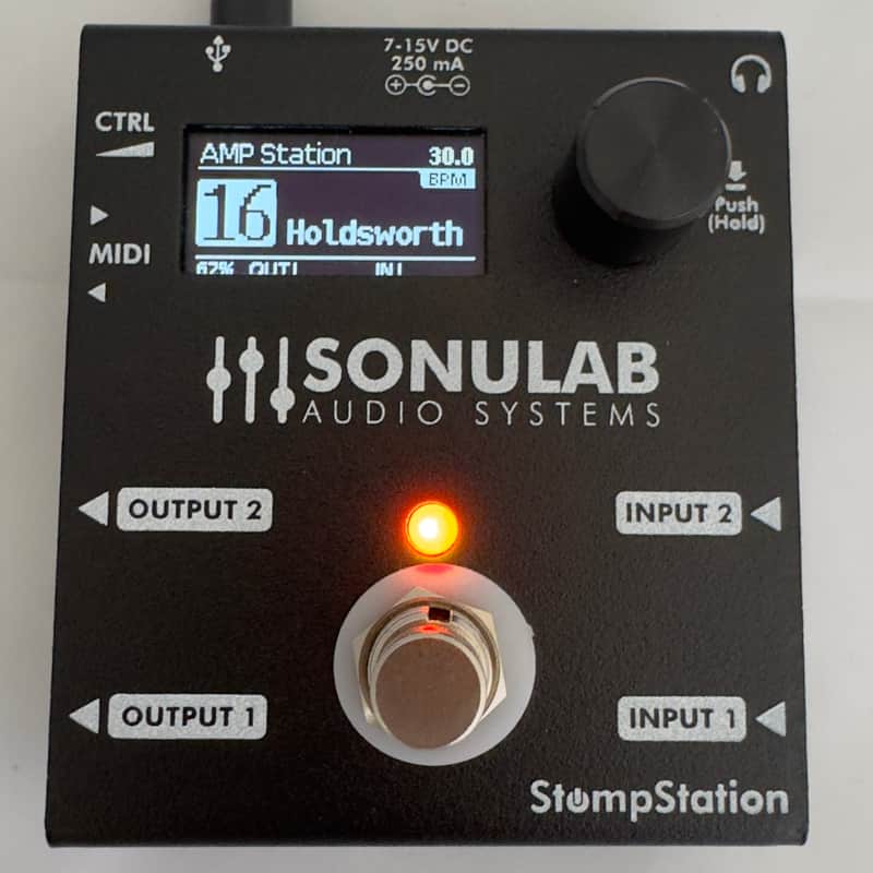 Sonulab Stompstation 2026 - Black (OPEN SOURCE Kemper, Quad Cortex Neural DSP, Nano Cortex, Line6 Helix, AxeFX, ToneX killer!) image 1
