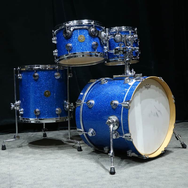 Used DW Jazz Drum Kit 18-10-12-14in image 1
