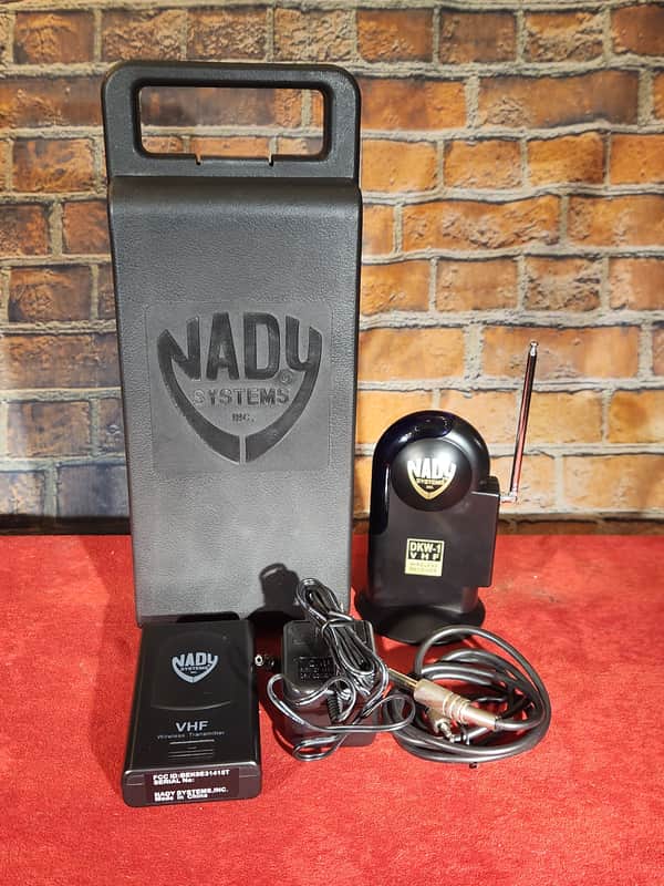 Nady DKW-1 Wireless Lavalier Microphone System Band D w/ Power Supply & Carrying Case image 1