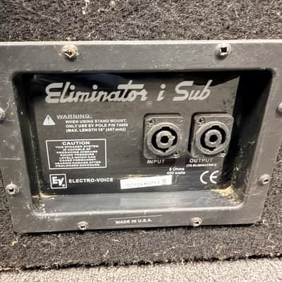 Electro-Voice Eliminator i Sub 18" Passive PA Subwoofer USA Made EV DL18MT Bass Cabinet Late 1990s to Early 2000s image 3