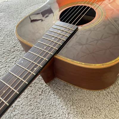 Tobacco Burst 41 Inch Acoustic Guitar, Spruce Top Body, Mahogany Neck image 14