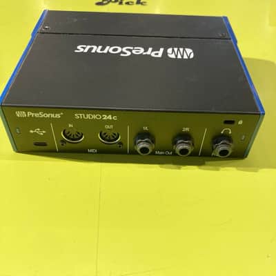 PreSonus Studio 24C 2x2 USB-C Audio / MIDI Interface 2019 - Present - Black image 3