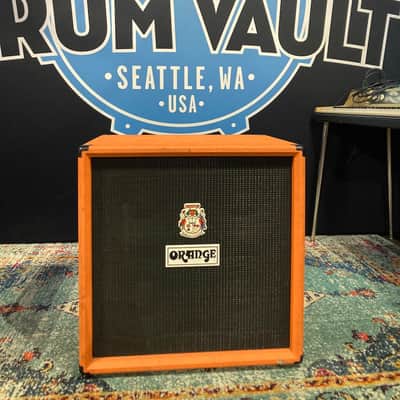Tom Petersson's Cheap Trick, Orange - OBC410 4x10" 600-watt Bass Cabinet with Horn 8-ohm SIGNED!, AUTHENTICATED!  (TP #7) image 1