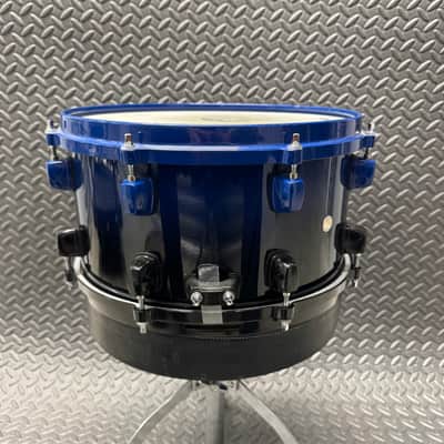 ddrum Dominio 13” x 7” Maple Snare Drum Black / Blue fade Die Cast Hoops image 7